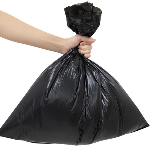 네이쳐리빙 모던데일 분리수거함 비닐봉투 검정, 40L, 100개