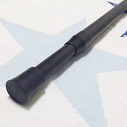 드림아트 압축 커튼봉 22mm, 블랙