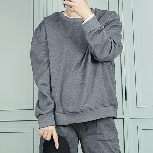 제니유 여성용 듀스 오버 박스핏 맨투맨