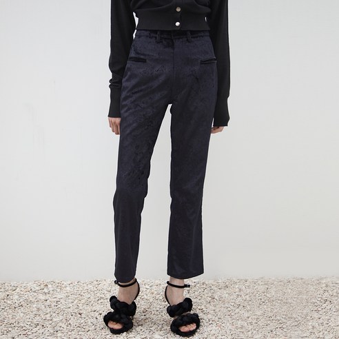 더센토르 여성용 DELICATE PAISLEY VELVET TROUSERS TC20AWPT0