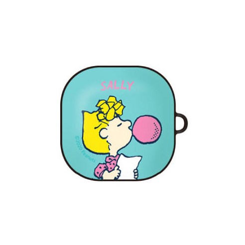 피너츠 스누피 버즈라이브 / 버즈2/버즈프로 케이스 키링형, 민트 샐리