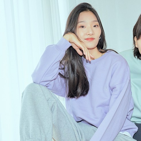 폴햄 미니 심볼 오버핏 맨투맨 PHA4TR3833