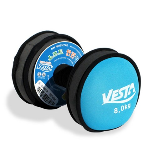 VESTA 소프트 안전 아령 8kg, 1개