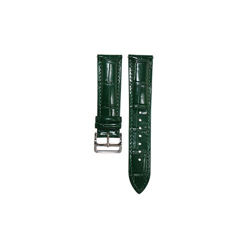 비쉐르 갤럭시 워치 크로커 레더 스트랩 (42mm 호환 가능), 그린, 1개