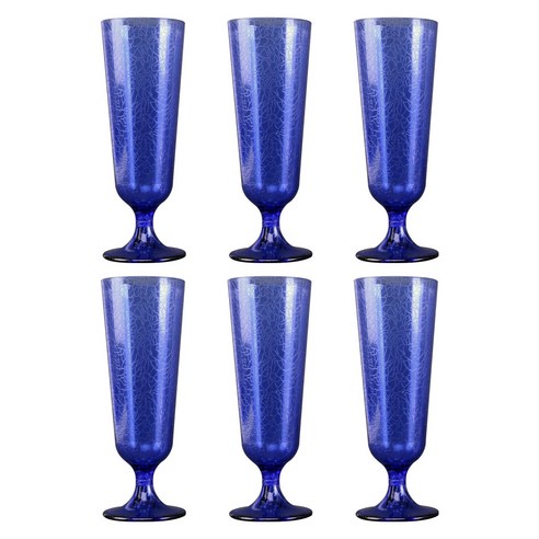 업소용 급식용 PC 쥬스컵 320ml, 청색, 6개