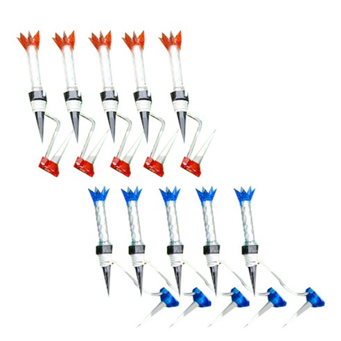 하이가이 골프 자석티 10p, 레드 + 블루