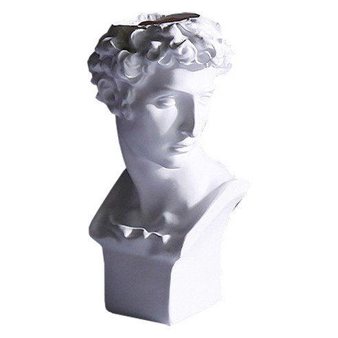 다목적 조각상 화병 연필꽂이, 소년, 1개