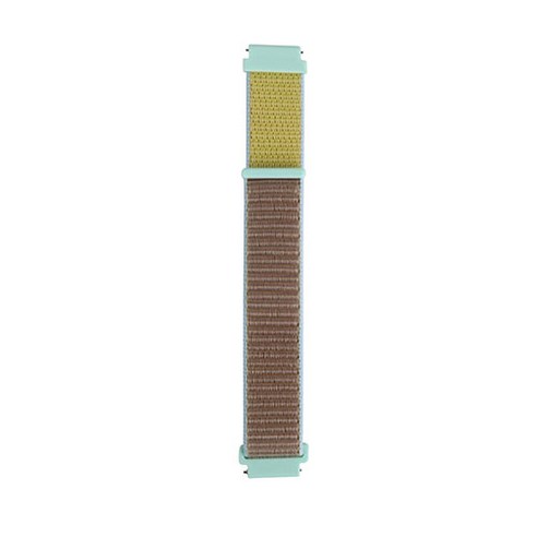 코쿼드 46mm 갤럭시 워치 기어 액티브 시계줄 스포츠 루프밴드 22mm, 캐멀, 1개