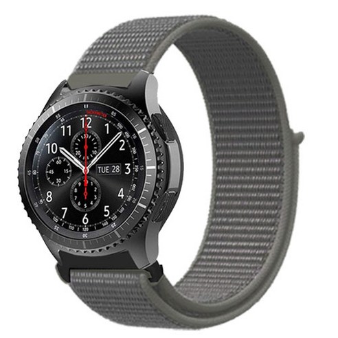 코쿼드 42mm 갤럭시 워치 기어 액티브 시계줄 스포츠 루프밴드 20mm, 레드, 1개
