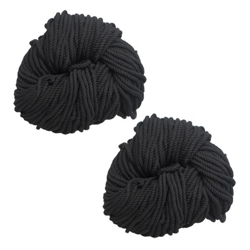 태광 마크라메 실 60합 4mm 2p, 13 블랙, 2개