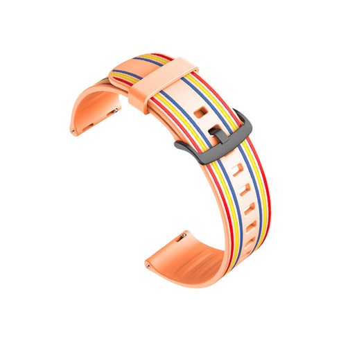 비쉐르 쓰리테일 갤럭시 워치 2 실리콘 밴드 스트랩 44mm, 핑크, 1개