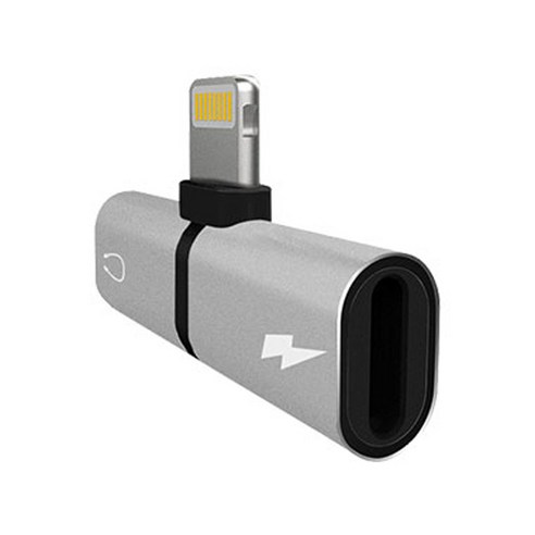 비쉐르 라이트닝 플러스 듀얼 클립 젠더 AWZ-AD001, 실버, 1개
