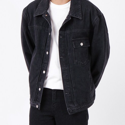 더스토리 워싱 데님 자켓