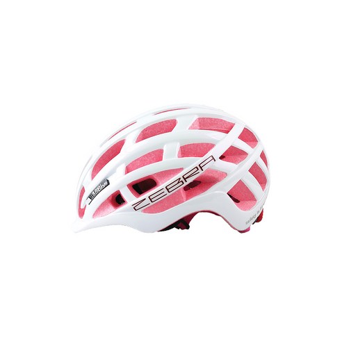 필모리스 MTB 전동킥보드 인라인 자전거 헬멧 F-579, 화이트 + 핑크