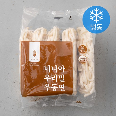 네니아 우리밀 우동면 (냉동), 1.15kg, 1개 백봉장수우동