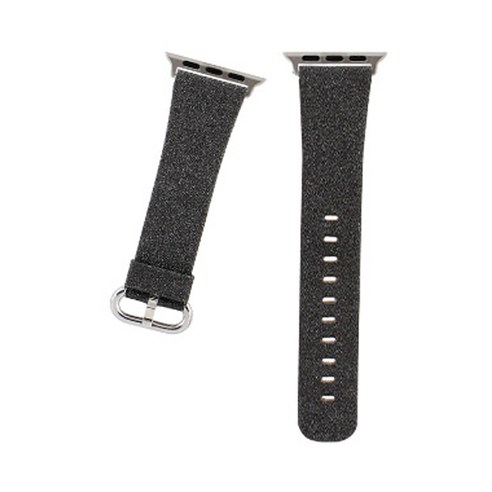 비쉐르 펄글리터 애플워치 5 레더 밴드 스트랩 (40mm 호환 가능), 핑크, 1개