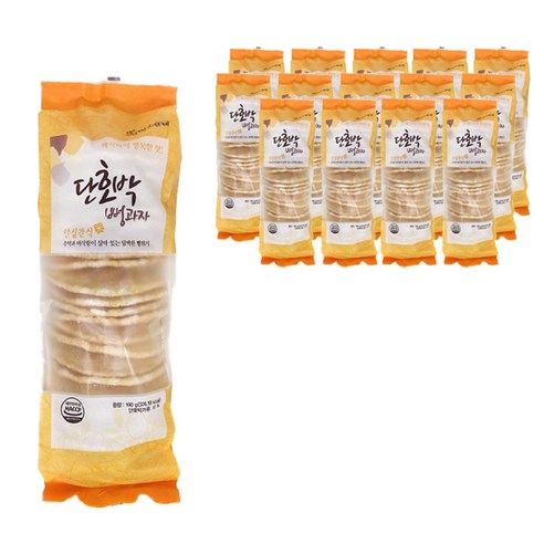 마시뜨레 단호박 스낵 뻥과자, 100g, 15개