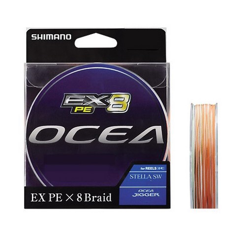 EX8 PE200m 5色 1.5号  ocea Amazon.com : Shimano Ocea Ex8 PL-O78L Pe 300m Reel Line