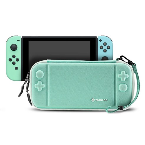 탐탁 올라운드 프로텍션 닌텐도 스위치 스트랩 슬림 하드 케이스 A05, A05-001T02(Mint Green), 1개