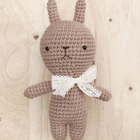 아이한코 뚱이 Big 코바늘 뜨개질 손뜨개 DIY인형세트, 1세트, 069 브라운
