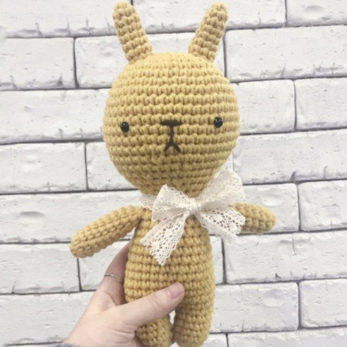 아이한코 뚱이 Big 코바늘 뜨개질 손뜨개 DIY인형세트, 1세트, 020 머스타드