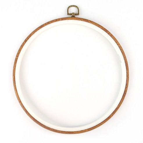 섬세한 손길을 담아낼 엔틱 고무 자수틀: 원형 26 x 26 cm 수틀