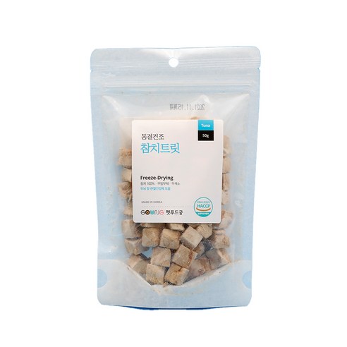 궁 반려동물 동결건조 간식 50g, 참치 트릿, 1개