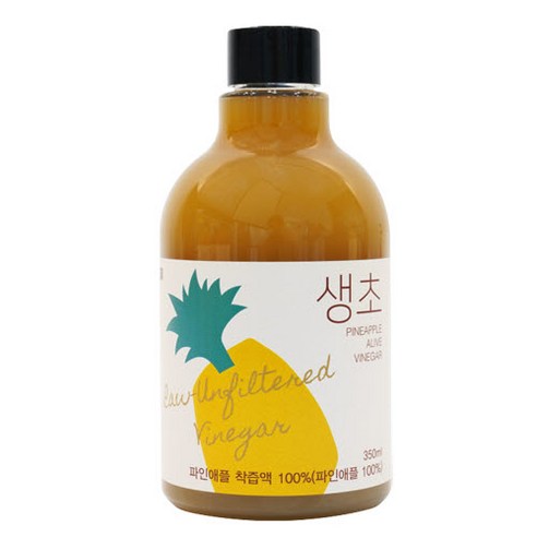 생생초 파인애플, 350ml, 1개