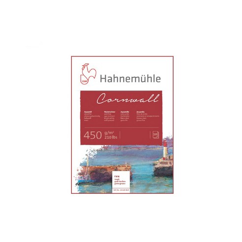 하네뮬레 콘월 수채화지 황목 raugh 10매 450g, 1개