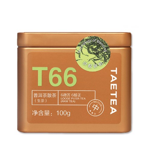 대익차 보이차 산차 T66 생차, 100g, 1개입, 1개