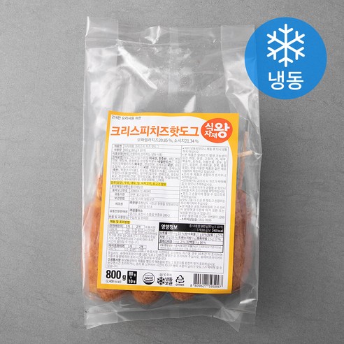 식자재왕 크리스피 치즈 핫도그 (냉동), 800g, 1개