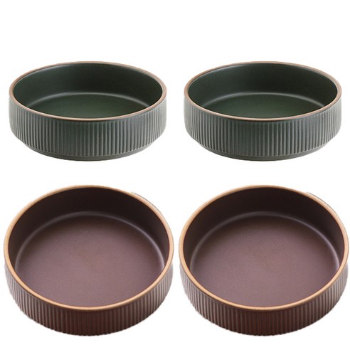 로얄베일 라포레 찬기 12.5cm, 소일브라운, 우드그린, 4개
