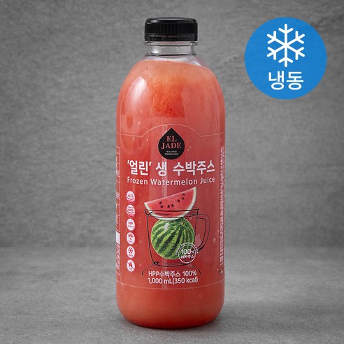 엘제이드 얼린 생 수박주스 (냉동), 1L, 1병