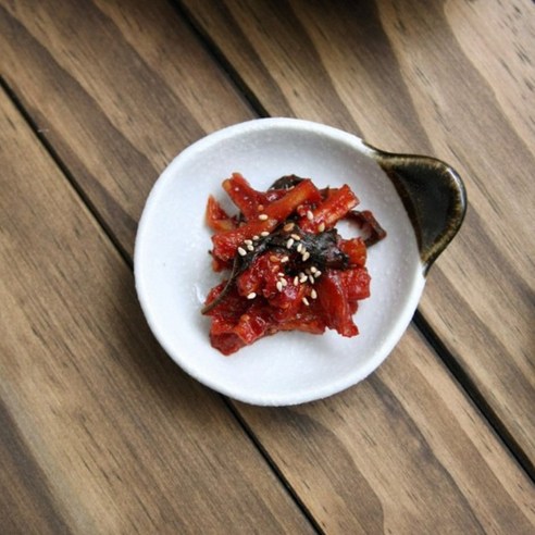 오체어스 토기 손잡이 미니접시 4p, 오트밀