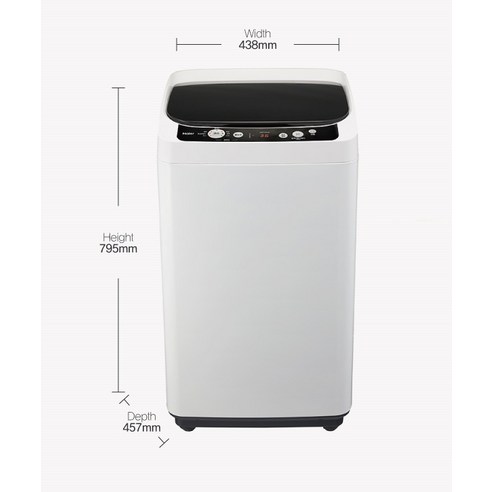 하이얼 1등급 온수가능 일반 소형 통돌이 세탁기 4kg: 깨끗하고 편리한 세탁을 위한 최적의 선택
