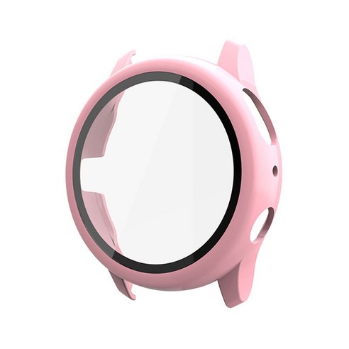 갤럭시워치 액티브2 강화유리 올인원 풀커버 보호케이스 40mm, 핑크, 1개