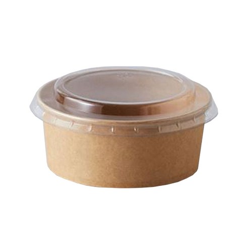 더담다 무지 크라프트 종이용기 800ml, 1개입, 100개