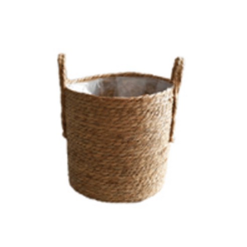 촘촘한 짜임 귀요미 밀짚 화분 A타입 30cm