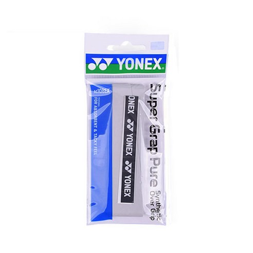 요넥스 배드민턴 그립 AC-108EX 20p, 그레이(GY), 20개
