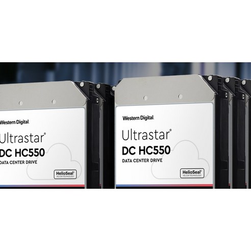 놀라운 퍼포먼스와 탁월한 신뢰성을 가진 하드 디스크 WD Ultrastar HDD DC HC550