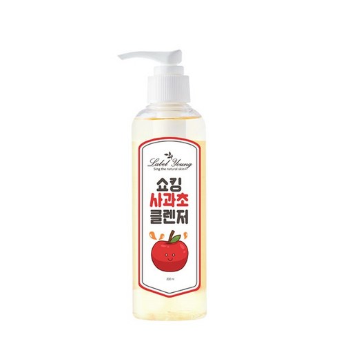라벨영 쇼킹 사과초 클렌저, 1개, 200ml