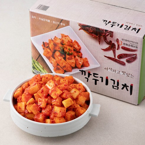 깍두기 김치, 10kg, 1박스
