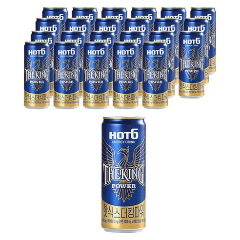 핫식스 더킹 파워 에너지음료, 24개, 355ml