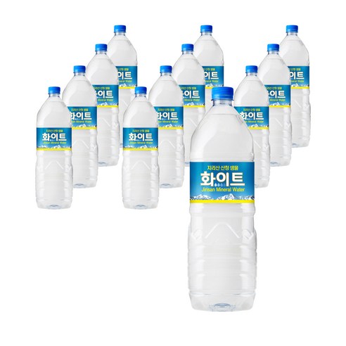 지리산산청샘물 화이트, 2L, 12개