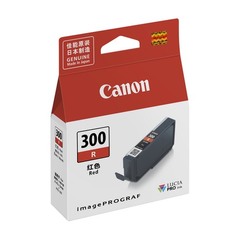 캐논 PFI-300R ASA 정품잉크, 레드, 1개
