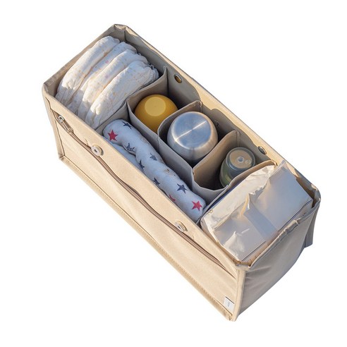 앙레베 뉴 이너백 기저귀가방 L: 아기 필수품을 위한 대용량, 편리한, 내구적인 수납 솔루션