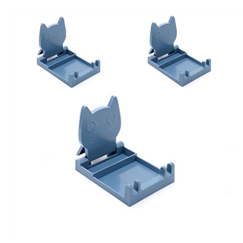 고양이 주방 거치대, 블루, 3개