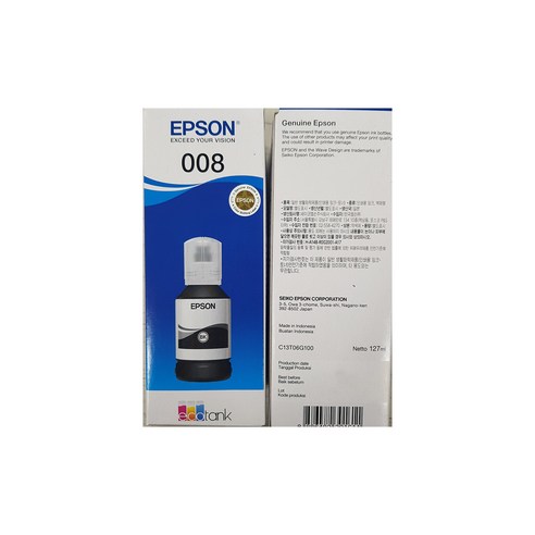 엡손 프린터 정품잉크 T06G, 검정(T06G100), 1개