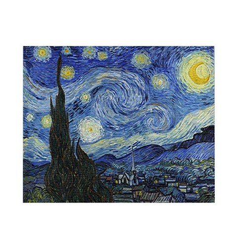원더아트 DIY 그림 그리기 세트, G06 고흐의 별이 빛나는 밤에, 1개