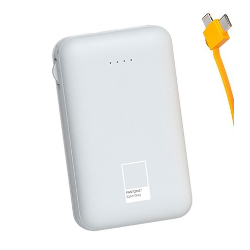 PANTONE 파워뱅크 보조배터리 10000mAh로 모바일 기기를 편리하게 충전하세요.